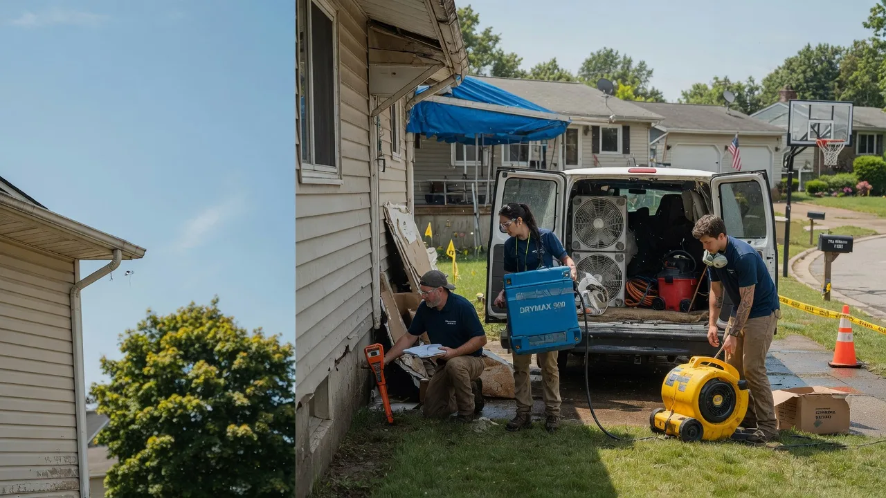 Ceiling Leak Cleanup in Kalida, OH near me