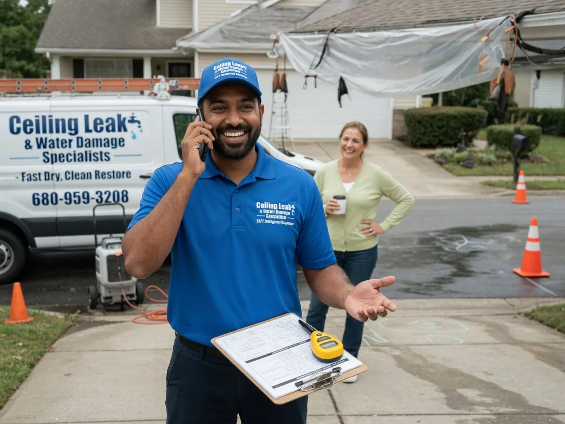 Ceiling Leak Cleanup Kalida, OH FAQs